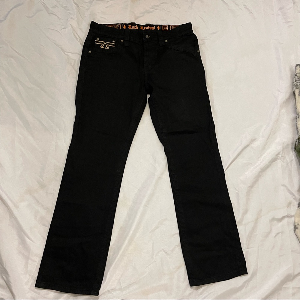 Mens vintage Rock Revival denim